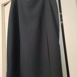 Navy Blue midi length pencil skirt size 12